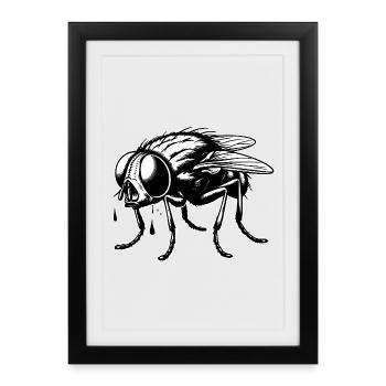 horro in tears - Framed poster (27 × 37 cm) - black - Front