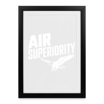 Air Superiority - Framed poster (27 × 37 cm) - black - Front