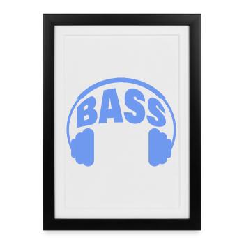 Basse - Affiche encadrée (27 × 37 cm) - noir - Devant