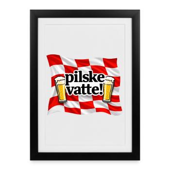 pilske barreled! - Framed poster (27 × 37 cm) - black - Front