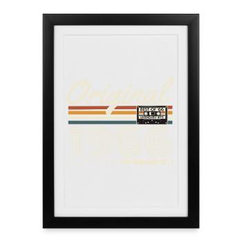 1966 Vintage Vintage Retro Birthday Gift - Framed poster (27 × 37 cm) - black - Front