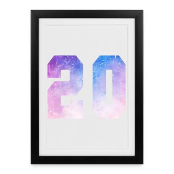 Issue 20 – 20th Anniversary Gift - Framed poster (27 × 37 cm) - black - Front
