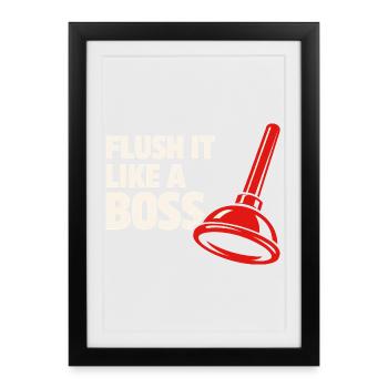 Rinse It Like a Chef | Plumber Humor - Framed poster (27 × 37 cm) - black - Front