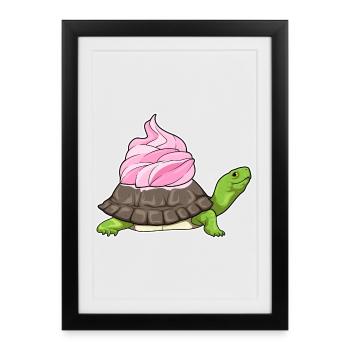 Turtle Frosting - Framed poster (27 × 37 cm) - black - Front