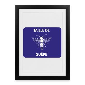 Wasp Waist - Framed poster (27 × 37 cm) - black - Front