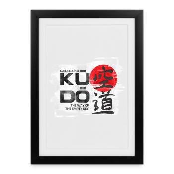Kudo - Daido Juku - La voie du ciel vide - Affiche encadrée (27 × 37 cm) - noir - Devant