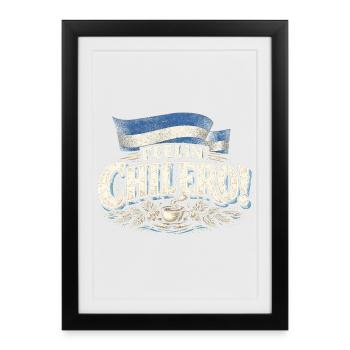 Nicaragua Nicaragic Feelin Chilero - Affiche encadrée (27 × 37 cm) - noir - Devant