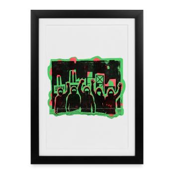 Demo Equality Tolerance - Framed poster (27 × 37 cm) - black - Front