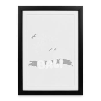 Bali comme jour férié - Affiche encadrée (27 × 37 cm) - noir - Devant