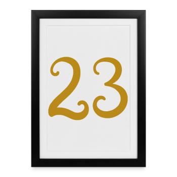 23 - Framed poster (27 × 37 cm) - black - Front