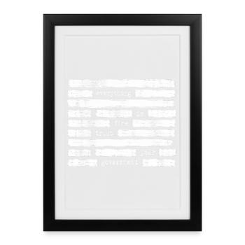 All is well. Trust your government. Director - Framed poster (27 × 37 cm) - black - Front