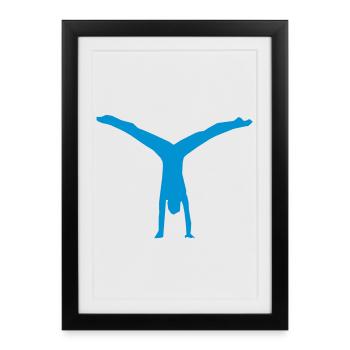 sport - Affiche encadrée (27 × 37 cm) - noir - Devant