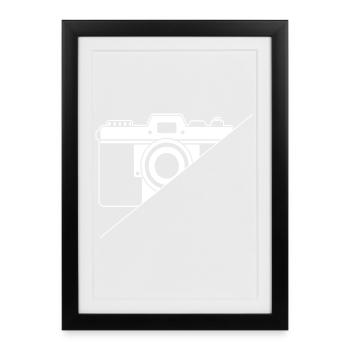Kamermann Retro Camera Design for Photographers - Framed poster (27 × 37 cm) - black - Front