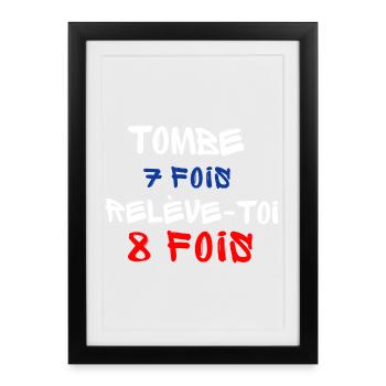 Testimony of Optimism and Resilience - Framed poster (27 × 37 cm) - black - Front