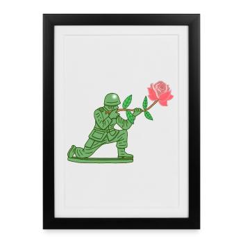 Peacekeeper - Framed poster (27 × 37 cm) - black - Front