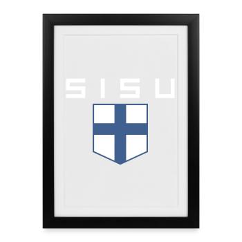 sisu - Affiche encadrée (27 × 37 cm) - noir - Devant