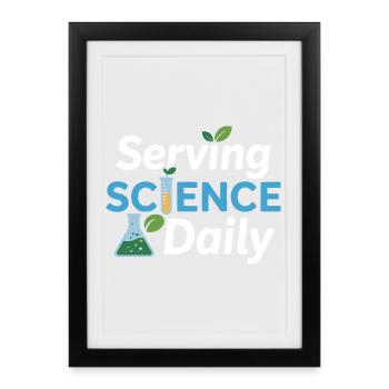 Au service de la profession d’expert diététicien de Science Daily - Affiche encadrée (27 × 37 cm) - noir - Devant