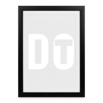 Do It Don't Quit - Framed poster (27 × 37 cm) - black - Front