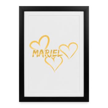 Gift for Mariel - Framed poster (27 × 37 cm) - black - Front