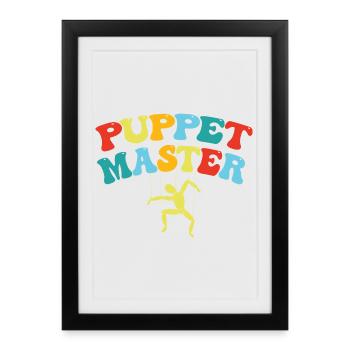Puppet Master Swing Art - Framed poster (27 × 37 cm) - black - Front