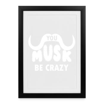 PHOTOGRAPHERS MUSK OXEN - Framed poster (27 × 37 cm) - black - Front