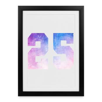 Issue 25 – 25th Anniversary Gift - Framed poster (27 × 37 cm) - black - Front