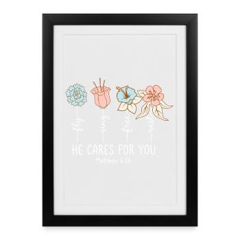 Enfants chrétiens Armor Of God - Affiche encadrée (27 × 37 cm) - noir - Devant