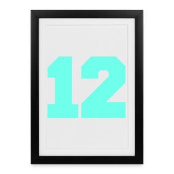12 - Framed poster (27 × 37 cm) - black - Front