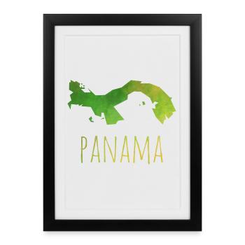 panama - Affiche encadrée (27 × 37 cm) - noir - Devant