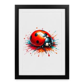 Ladybird - Framed poster (27 × 37 cm) - black - Front