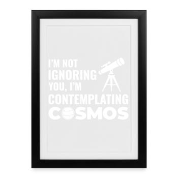 Astronomy Solar System Design  - Framed poster (27 × 37 cm) - black - Front