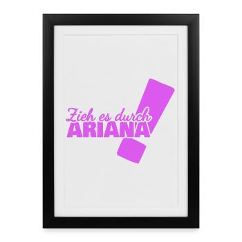 Gift for Ariana - Framed poster (27 × 37 cm) - black - Front