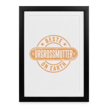 Best great-grandmother - Framed poster (27 × 37 cm) - black - Front