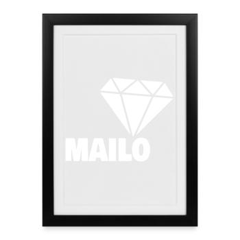 Mailo as a noble - Framed poster (27 × 37 cm) - black - Front