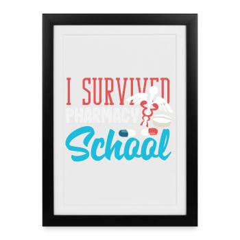 Pharmacist Pharmaceutical Technical - Framed poster (27 × 37 cm) - black - Front