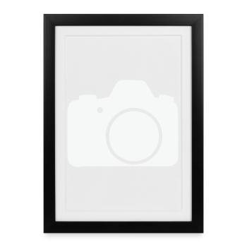 Camera Line Icon Design - Framed poster (27 × 37 cm) - black - Front