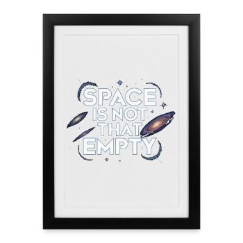 Astronomer Galaxy Outerspace Universe Astronomy - Framed poster (27 × 37 cm) - black - Front