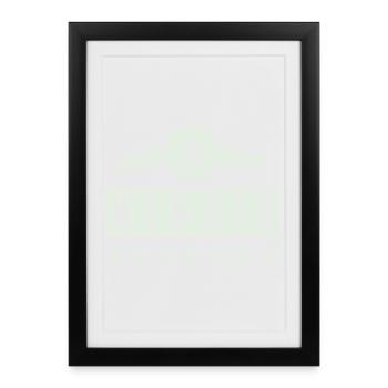 Members - Framed poster (27 × 37 cm) - black - Front