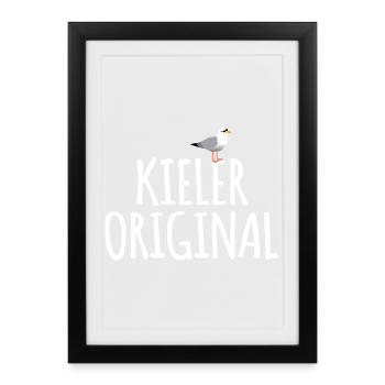 Kiel Original - Affiche encadrée (27 × 37 cm) - noir - Devant