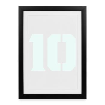 10- - Framed poster (27 × 37 cm) - black - Front