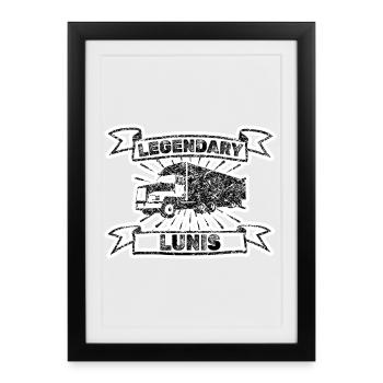 Lunis - Framed poster (27 × 37 cm) - black - Front
