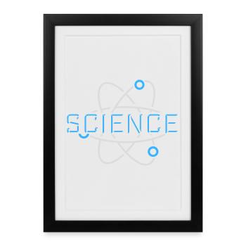 Déclaration scientifique : Déclaration sur l’éducation des nerds - Affiche encadrée (27 × 37 cm) - noir - Devant