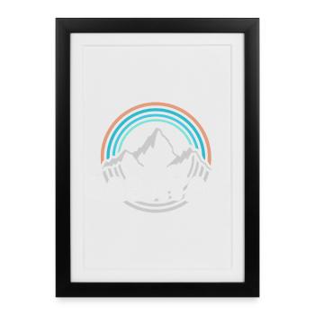 Hiking Babatag - Framed poster (27 × 37 cm) - black - Front