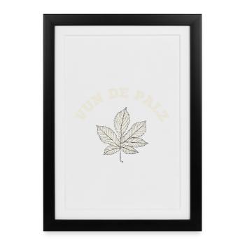 Keschde - Gerahmtes Poster (27 × 37 cm) - Schwarz - Vorne