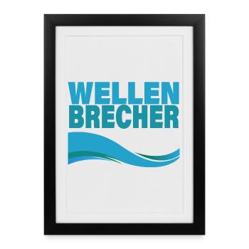 BRISE-LAMES - Affiche encadrée (27 × 37 cm) - noir - Devant