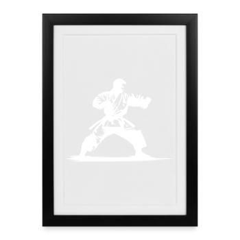 Karateka - Framed poster (27 × 37 cm) - black - Front