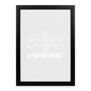 Anarchy in the geology - Framed poster (27 × 37 cm) - black - Front