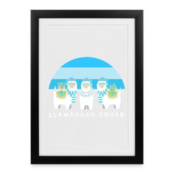 Hanukkah Chanukkah Hanukah - Framed poster (27 × 37 cm) - black - Front