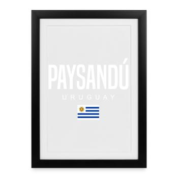 Paysandú Uruguay Uruguayan - Framed poster (27 × 37 cm) - black - Front