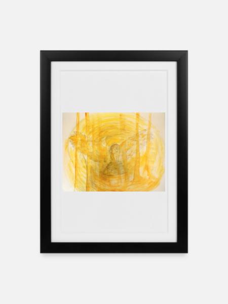Holy Owl - Framed poster (27 × 37 cm) - black